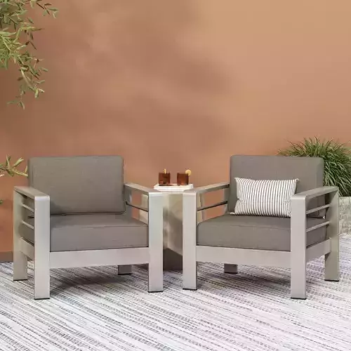 Caggiano Patio Aluminum Chair