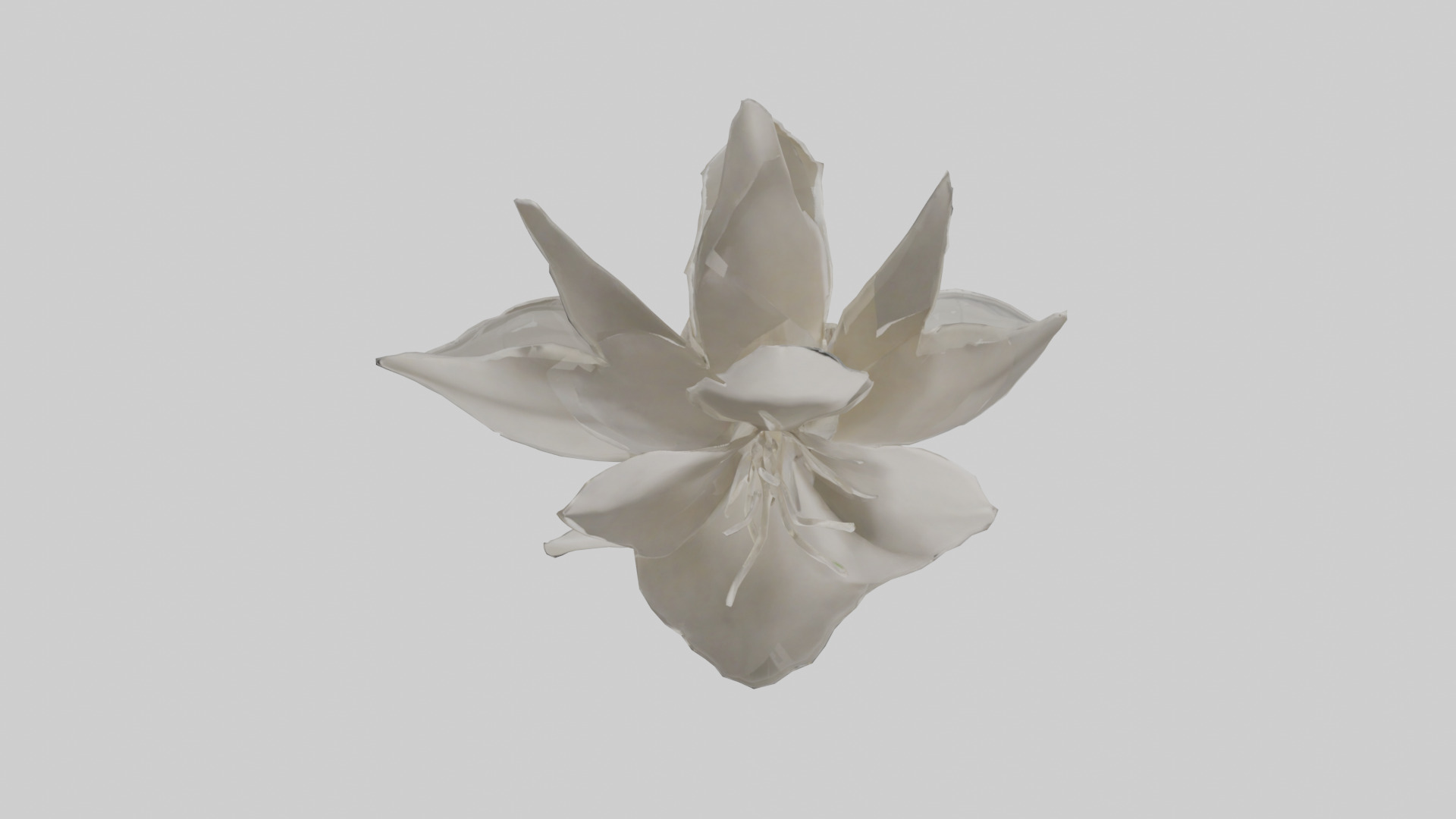 Gardenia model Low-poly 3D model_16
