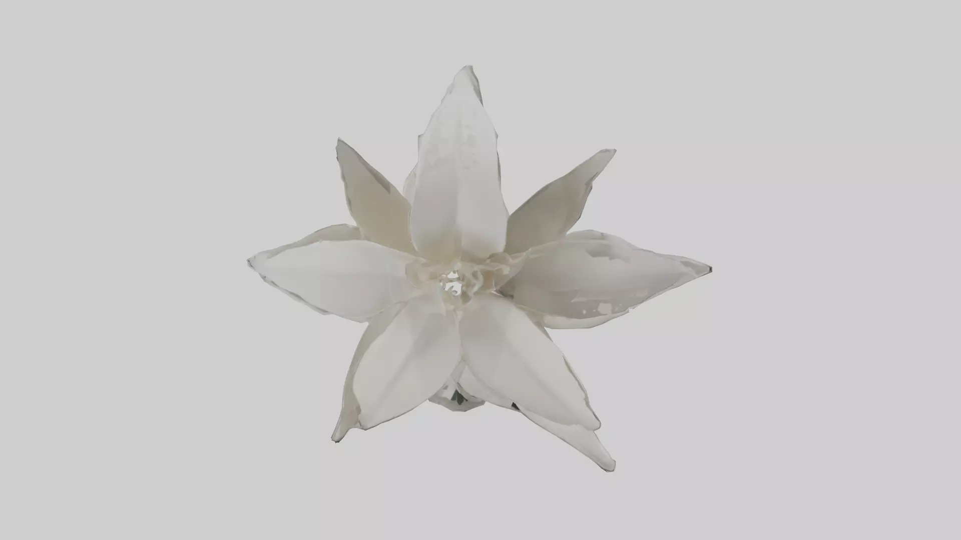 Gardenia model Low-poly 3D model_0