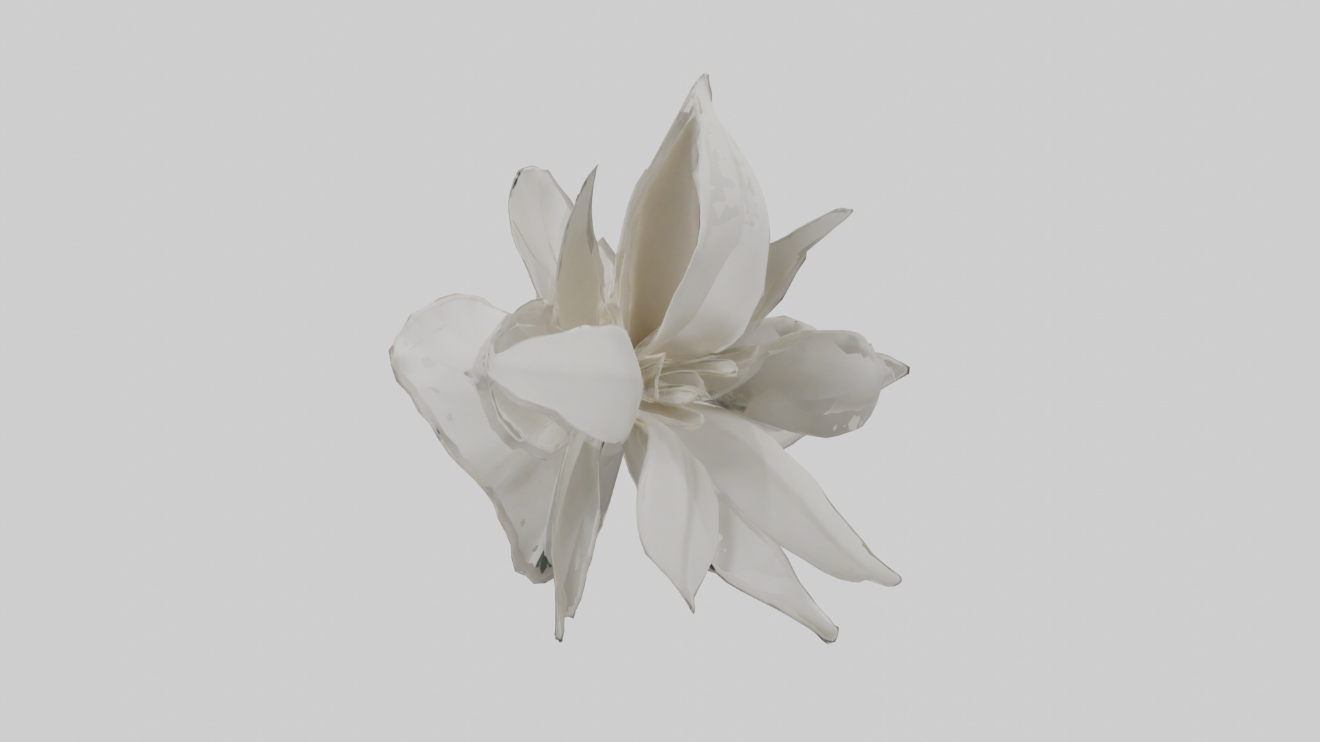 Gardenia model Low-poly 3D model_1