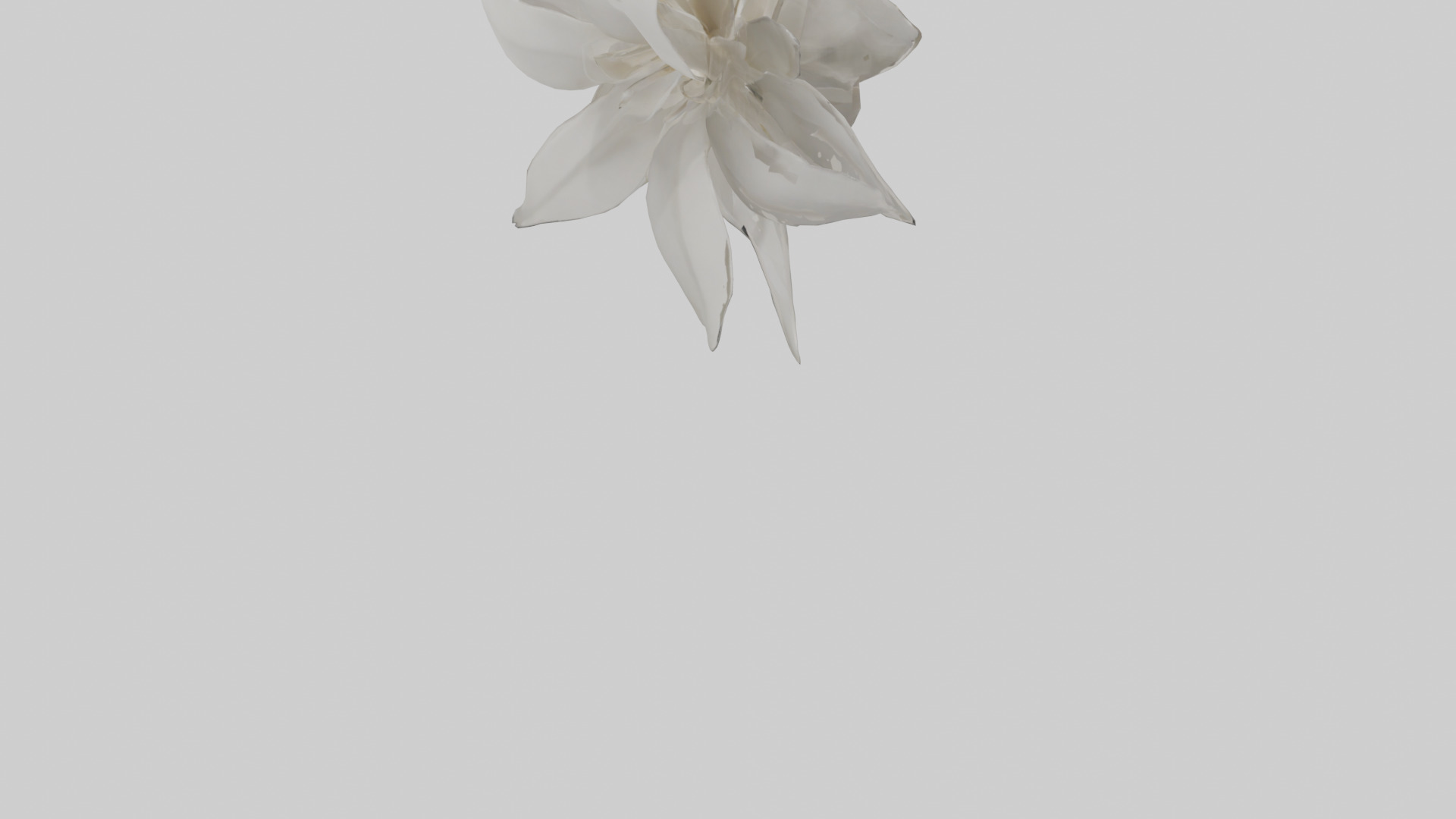 Gardenia model Low-poly 3D model_4