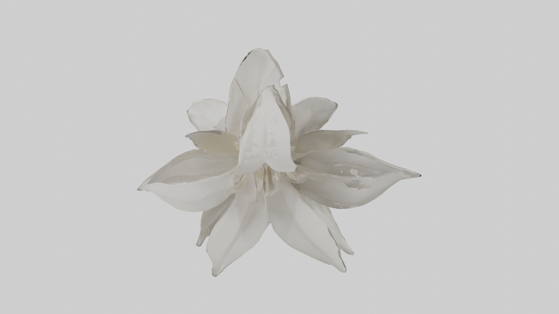 Gardenia model Low-poly 3D model_15