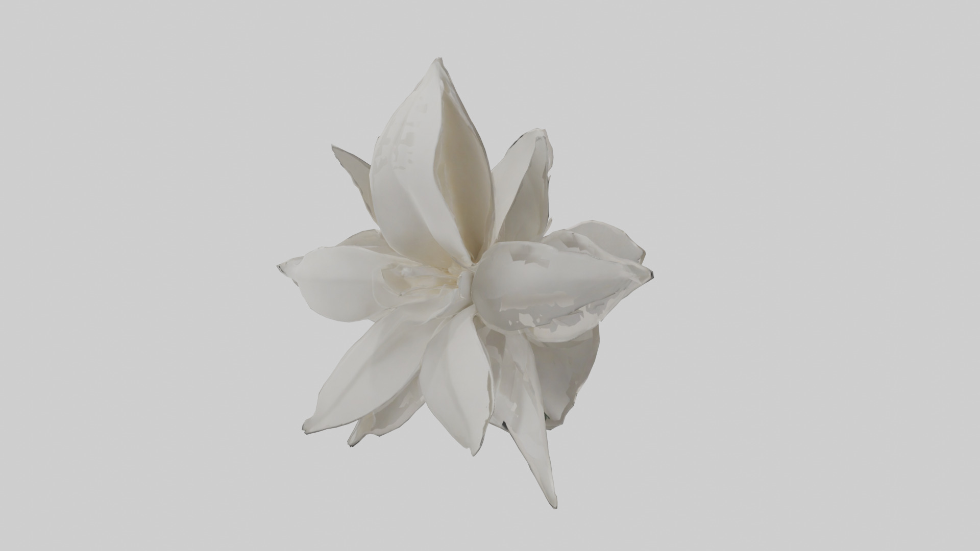 Gardenia model Low-poly 3D model_2