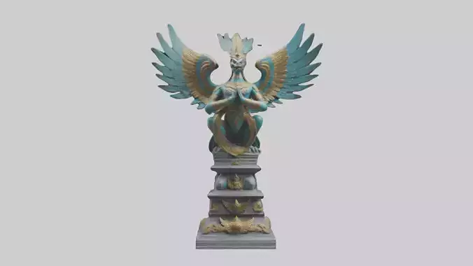 Garuda statue model