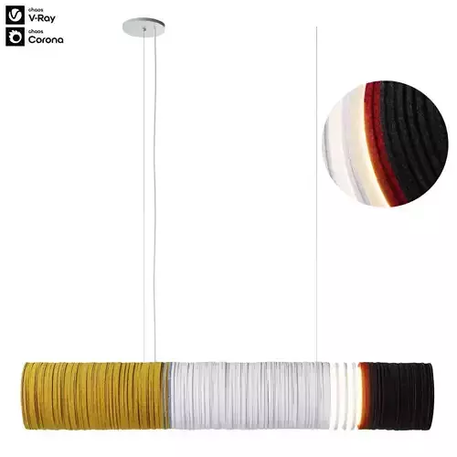 Pendant Lamp Stackabl 10 3D model