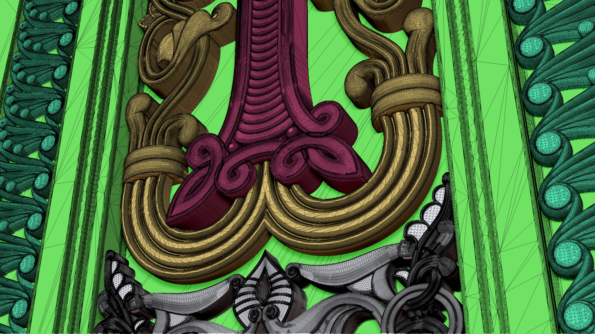 Armenian Cross-stone 03 3D print model_5