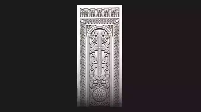 Armenian Cross-stone 03 3D print model