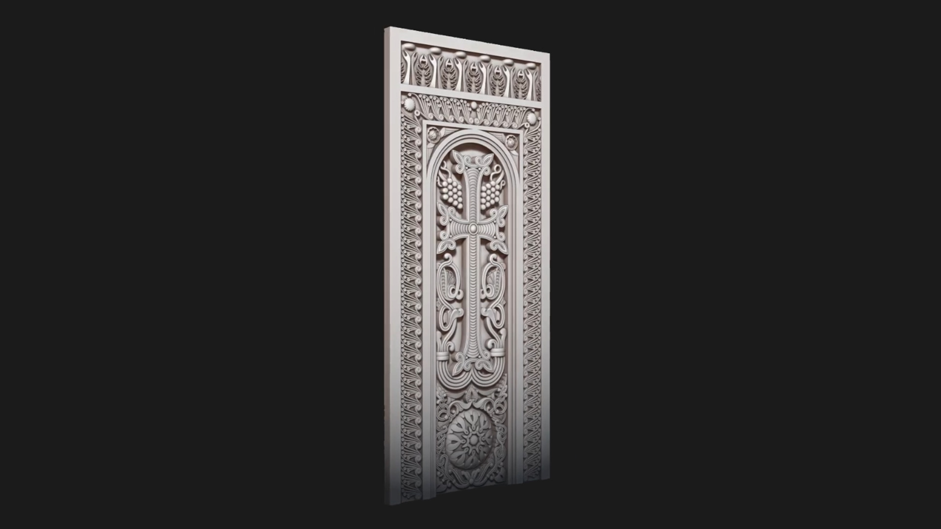 Armenian Cross-stone 03 3D print model_2