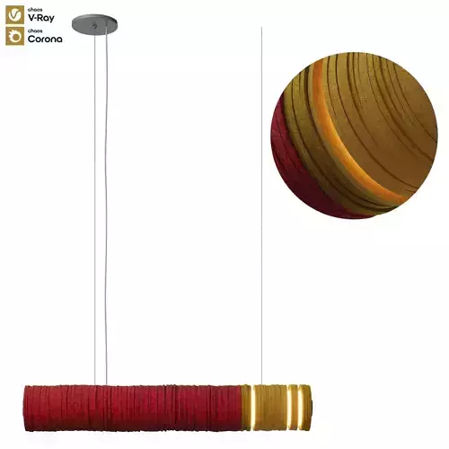 Pendant Lamp Stackabl 09 3D model