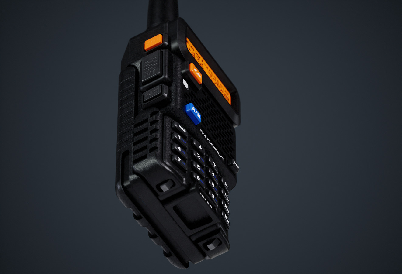 UV-5 walkie talkie game-ready 3d model Low-poly 3D model_19