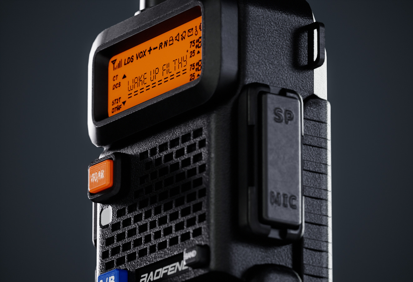 UV-5 walkie talkie game-ready 3d model Low-poly 3D model_22