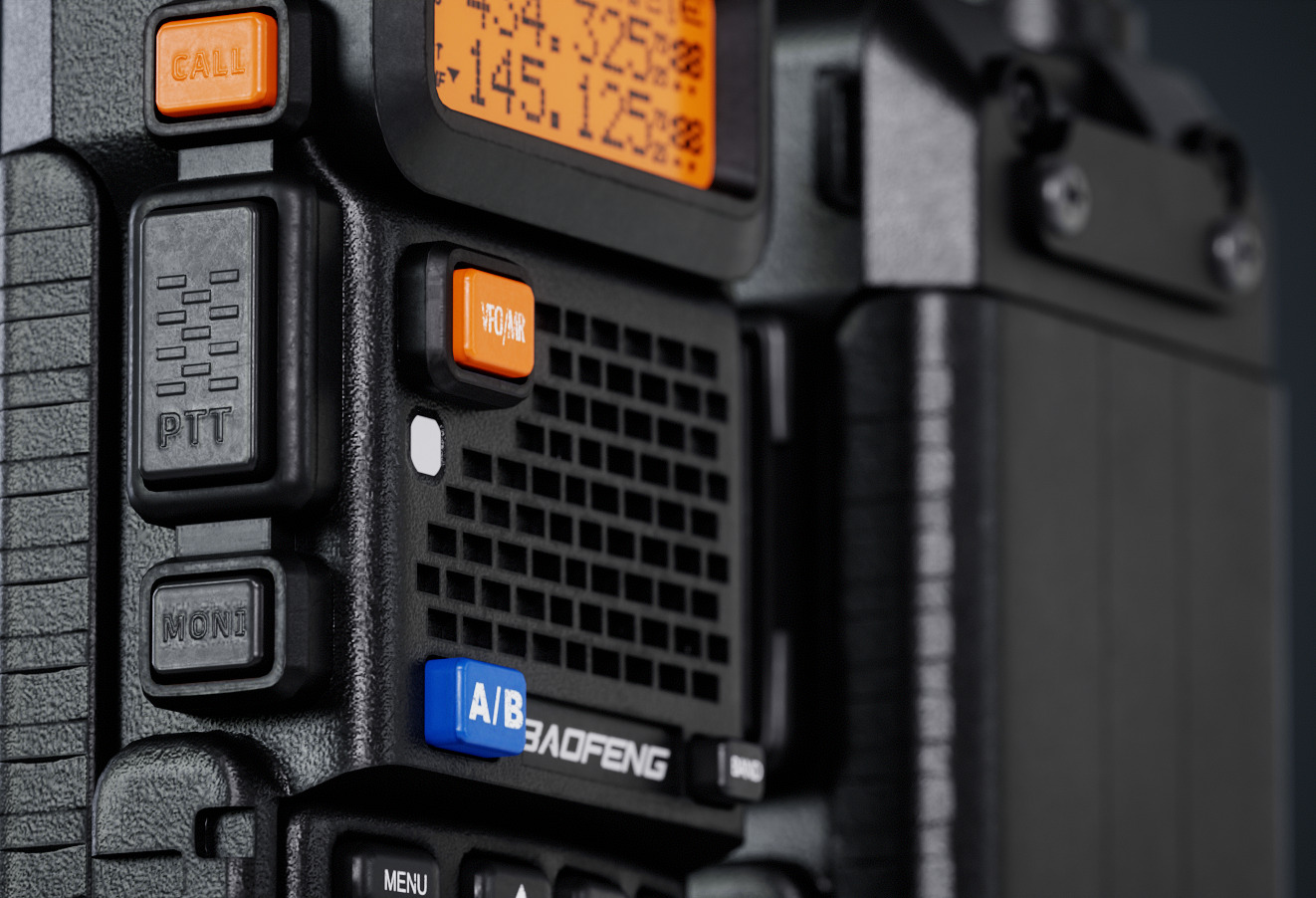 UV-5 walkie talkie game-ready 3d model Low-poly 3D model_13