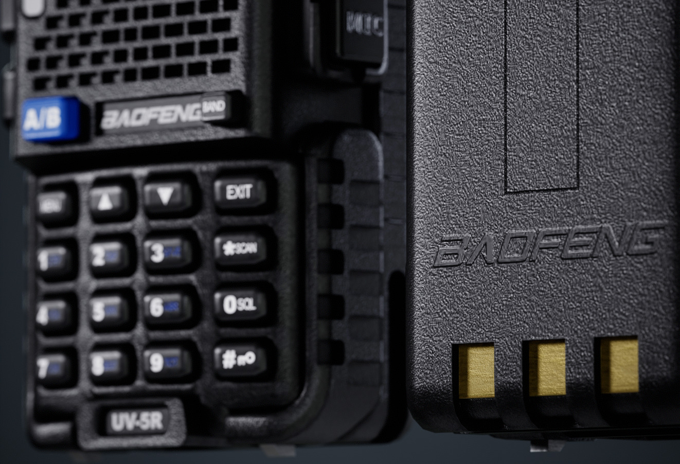 UV-5 walkie talkie game-ready 3d model Low-poly 3D model_15