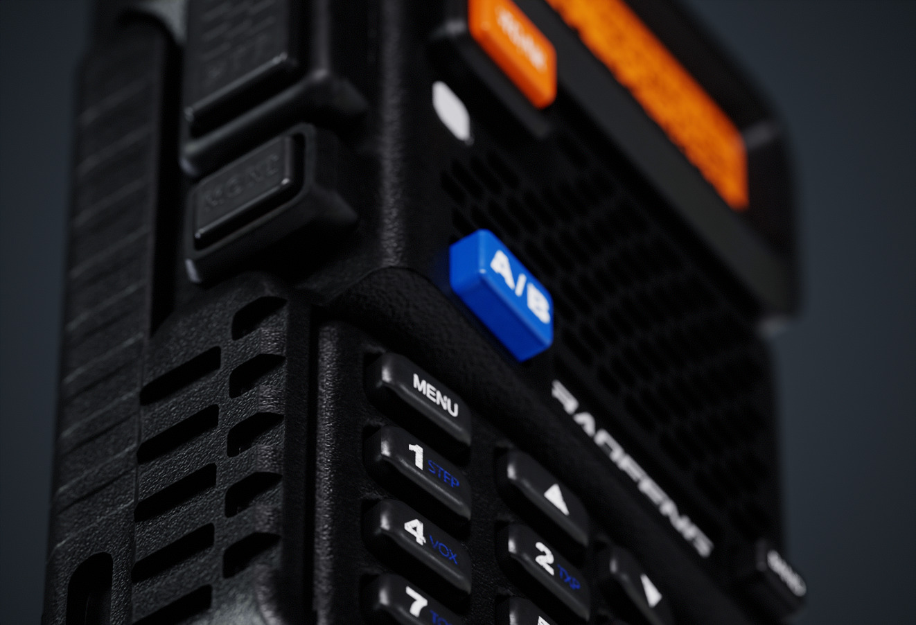 UV-5 walkie talkie game-ready 3d model Low-poly 3D model_10