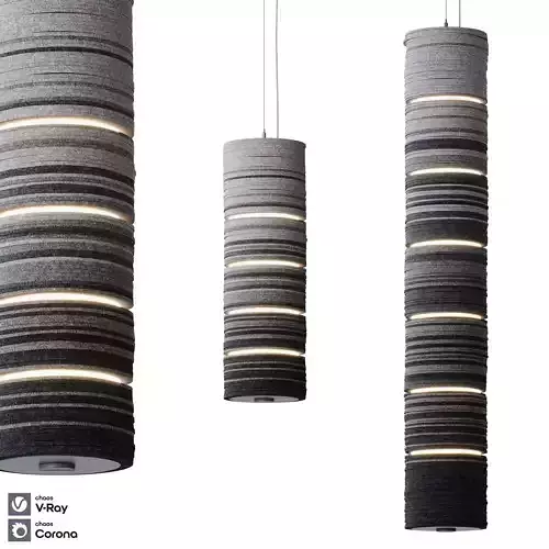 Pendant Lamp Stackabl Keeler 3D model