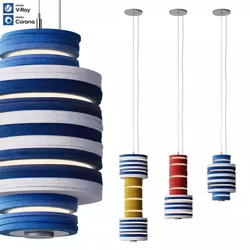 Pentant Lamp Stackable Trooster 3D model