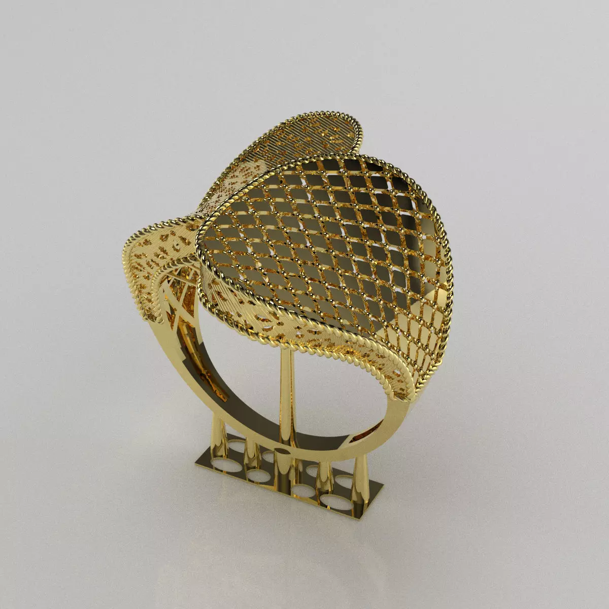 Fusion ring 3D printer model code 198 3D print model 3D print model