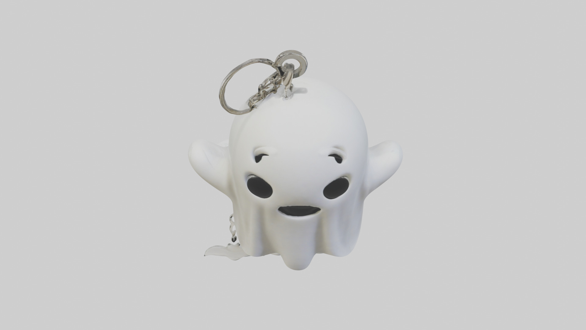 Ghost keychain model Low-poly 3D model_16