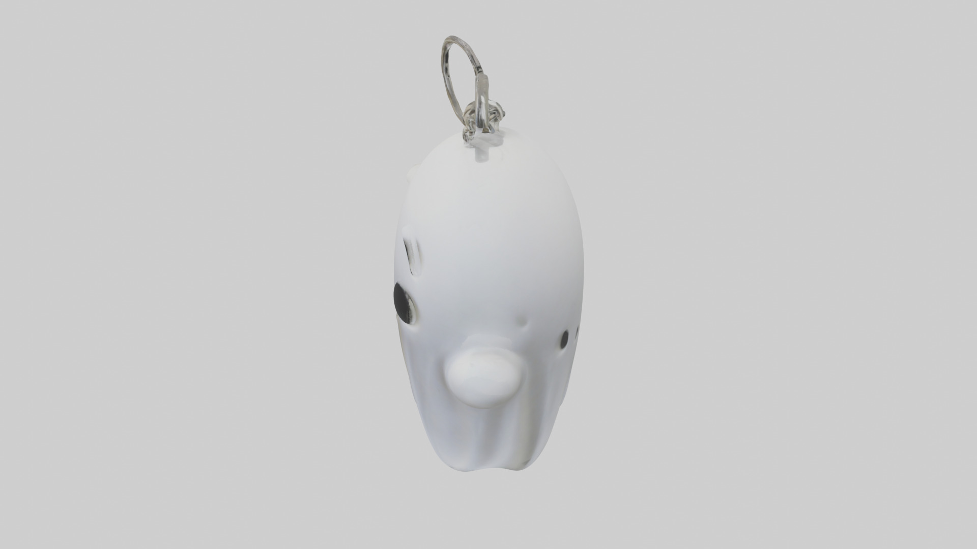 Ghost keychain model Low-poly 3D model_17