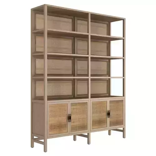 Four Hands Caprice Wide Bookshelf