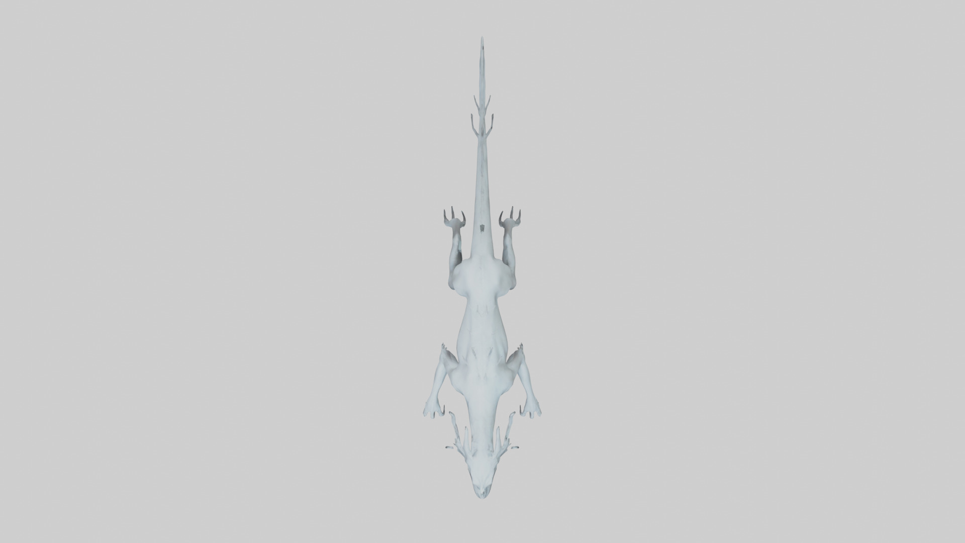 Ghostly Beast model Low-poly 3D model_14