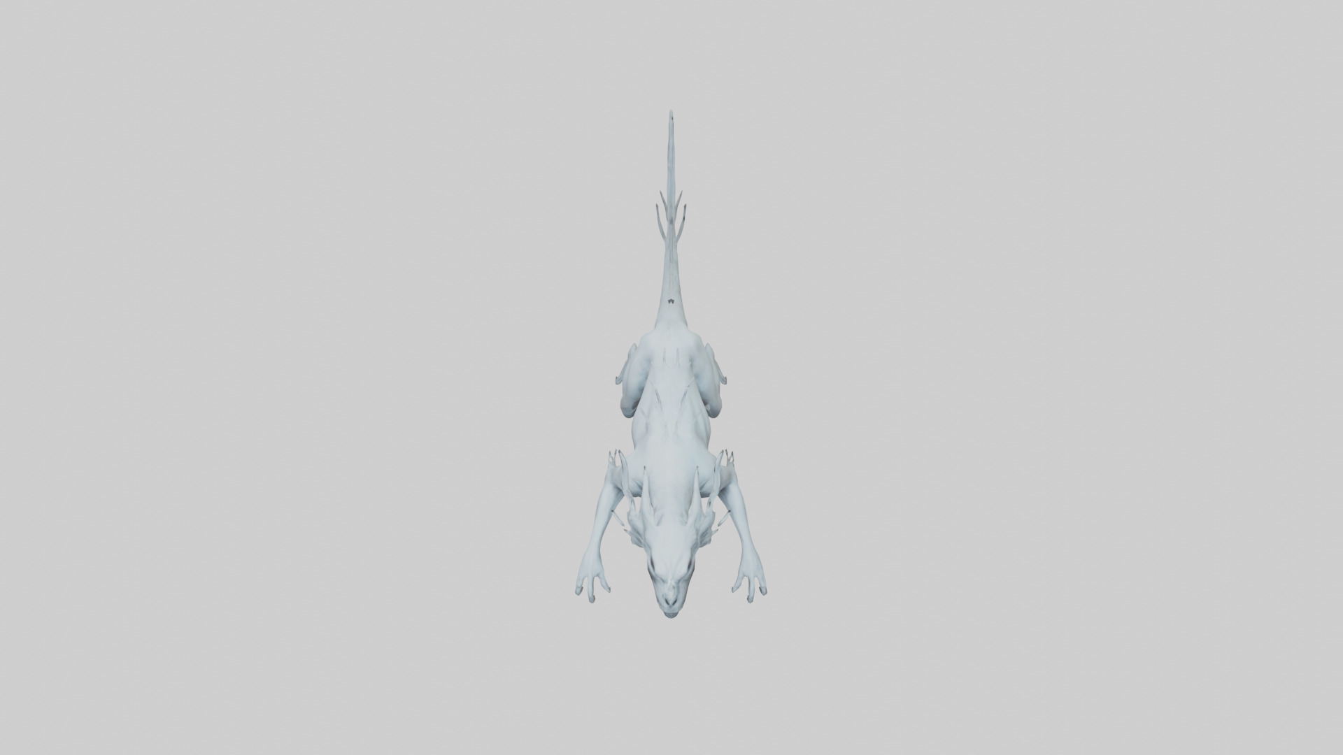 Ghostly Beast model Low-poly 3D model_16
