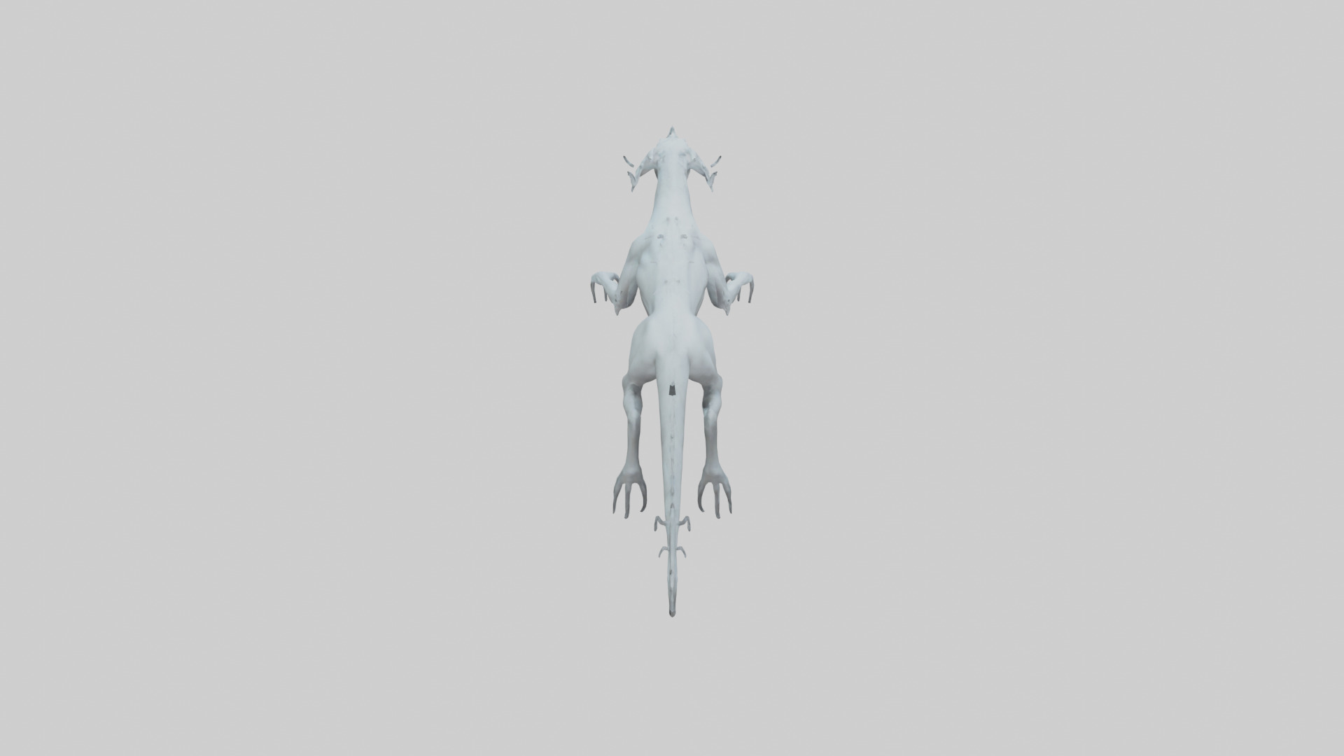 Ghostly Beast model Low-poly 3D model_15