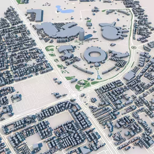 Aspire Tower Tornado Tower Doha Qatar 3D model