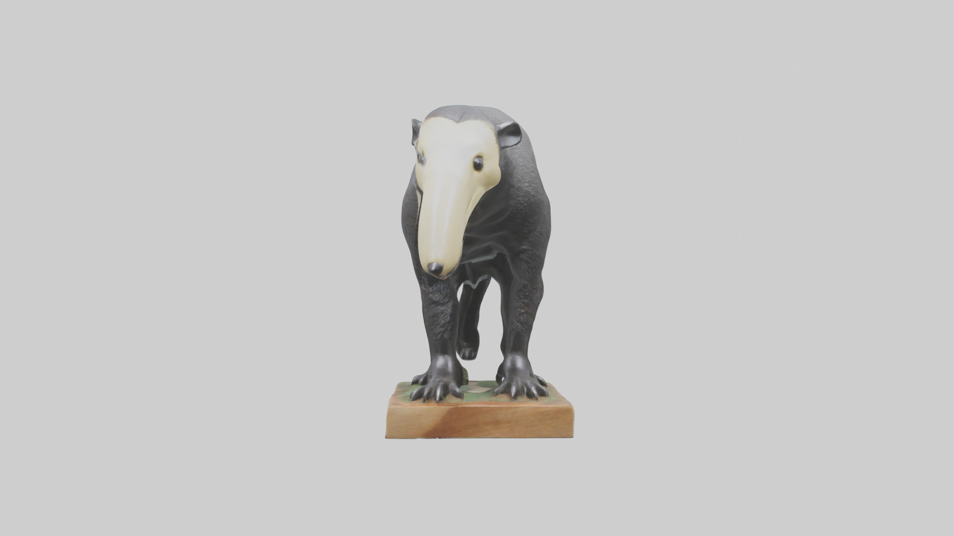 Giant Anteater statue model Low-poly 3D model_9