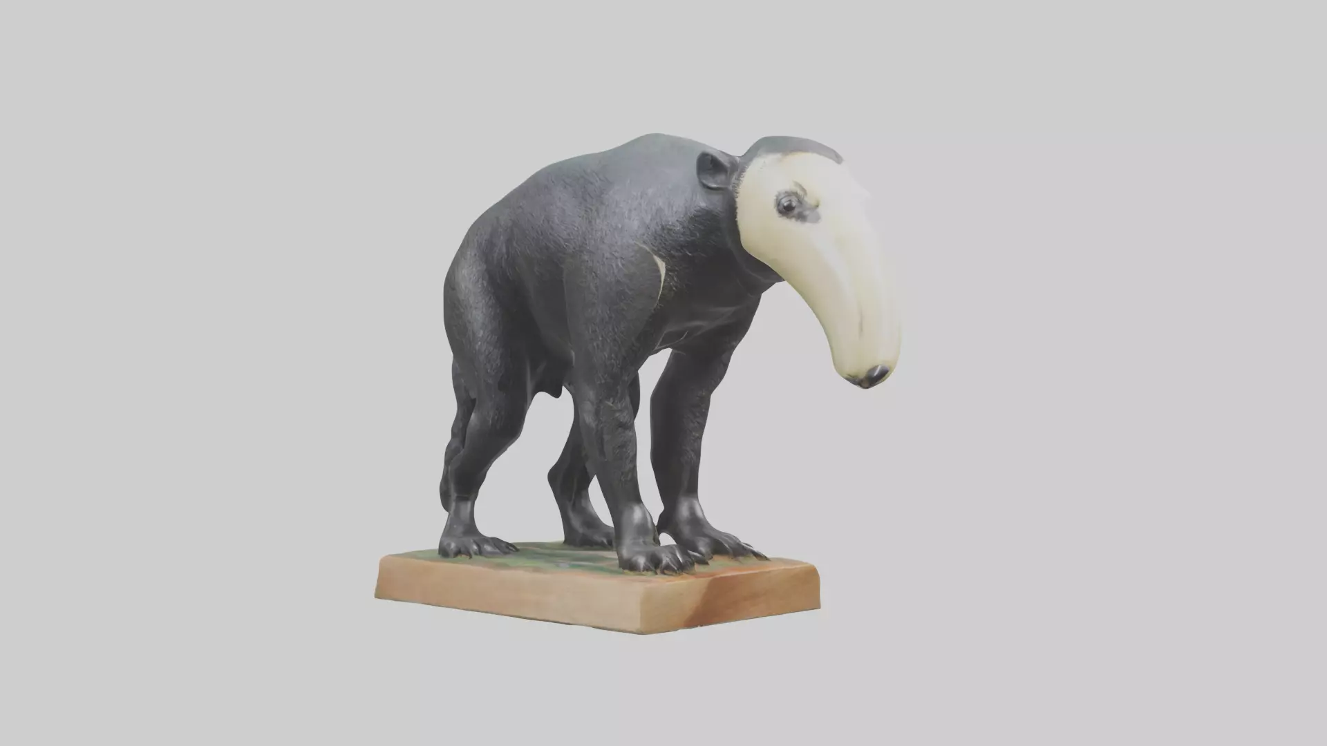 Giant Anteater statue model Low-poly 3D model_0