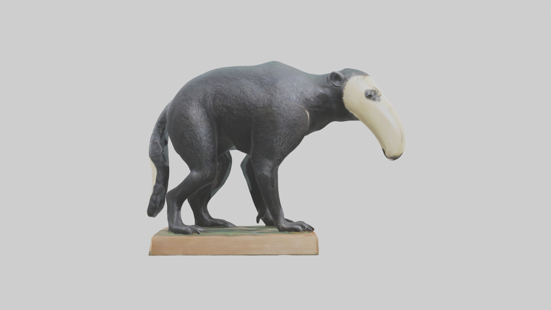 Giant Anteater statue model Low-poly 3D model_13