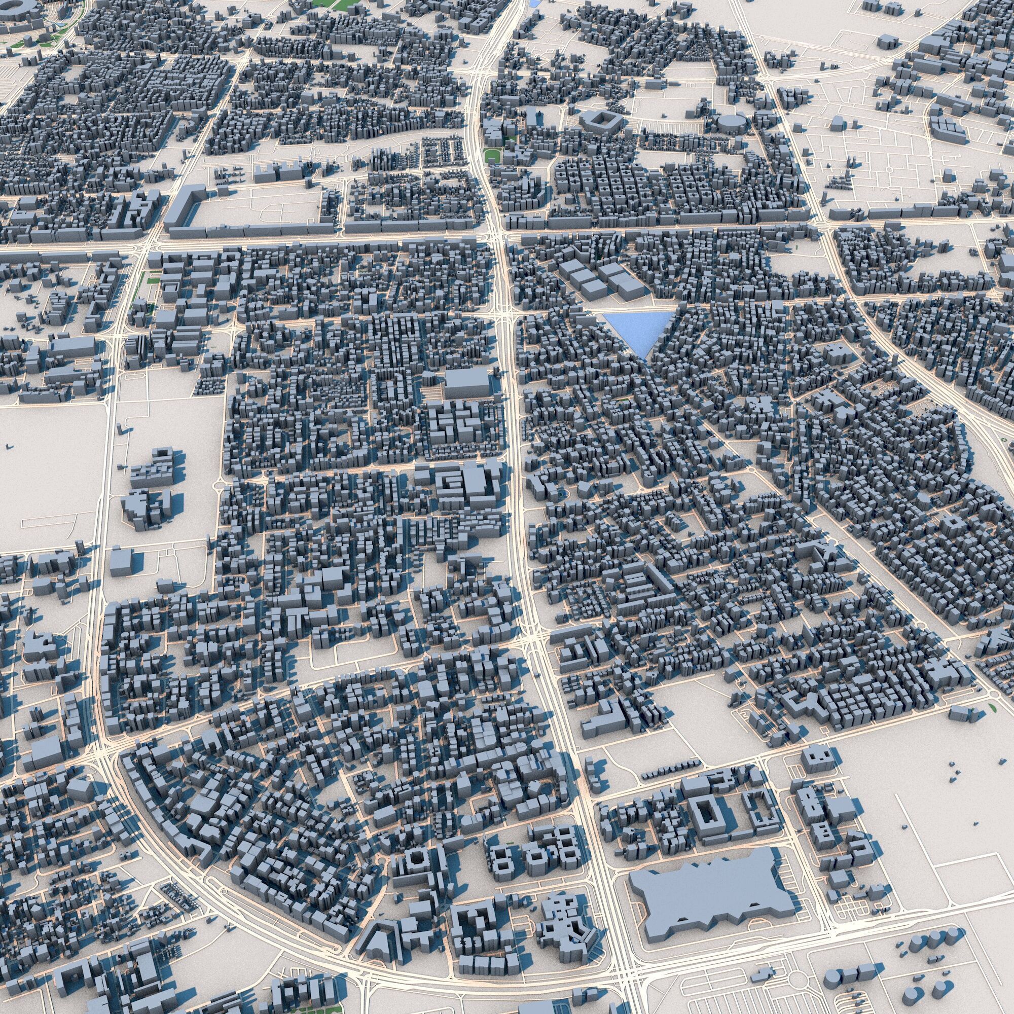 Doha City Qatar 3D model_3