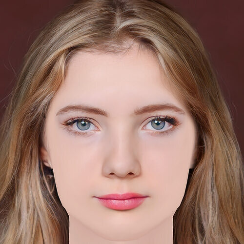 Freya Allan Head - No Hair - Low poly head for game Low-poly 3D model