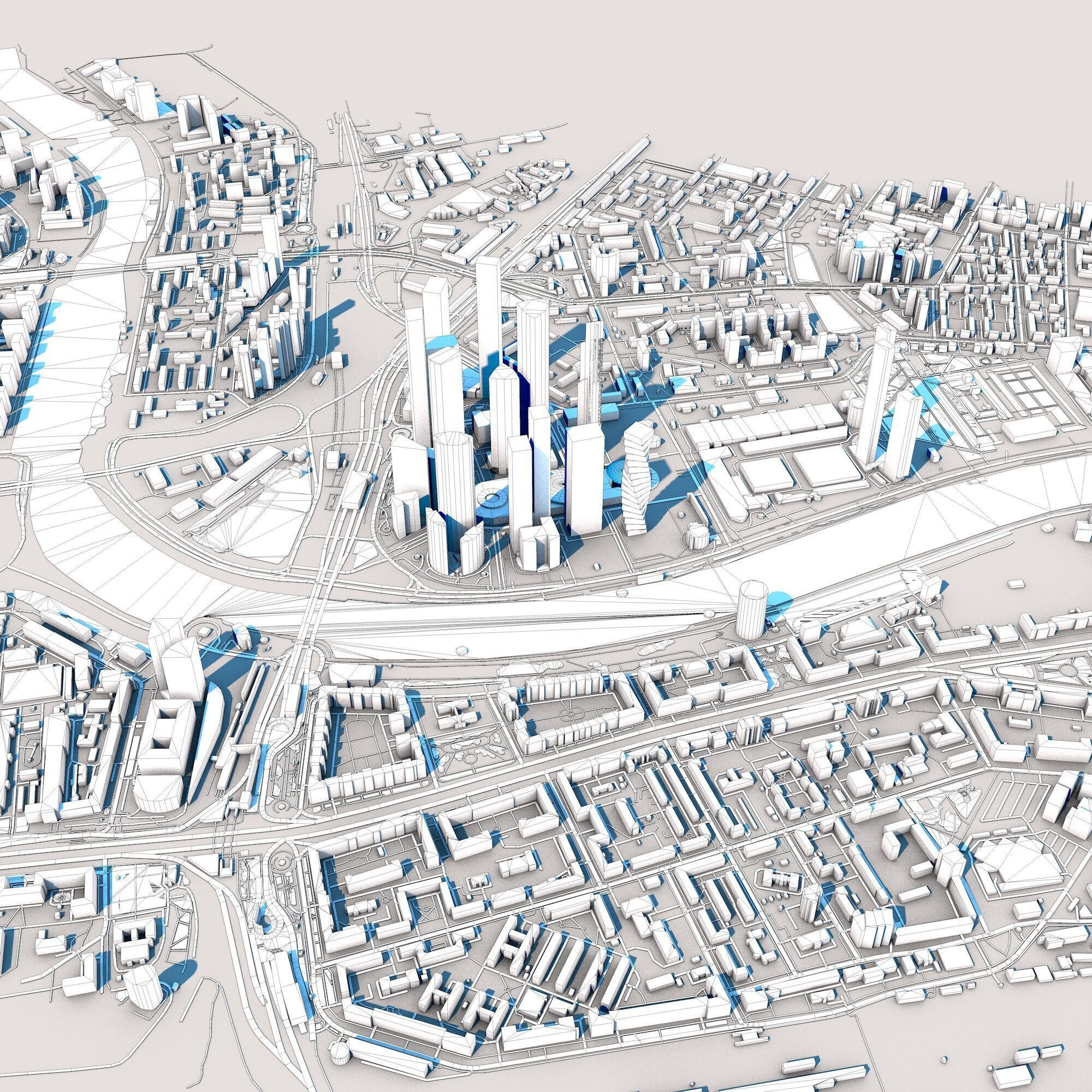 Federation Tower Mercury City Tower Moscow Russia 3D model_10