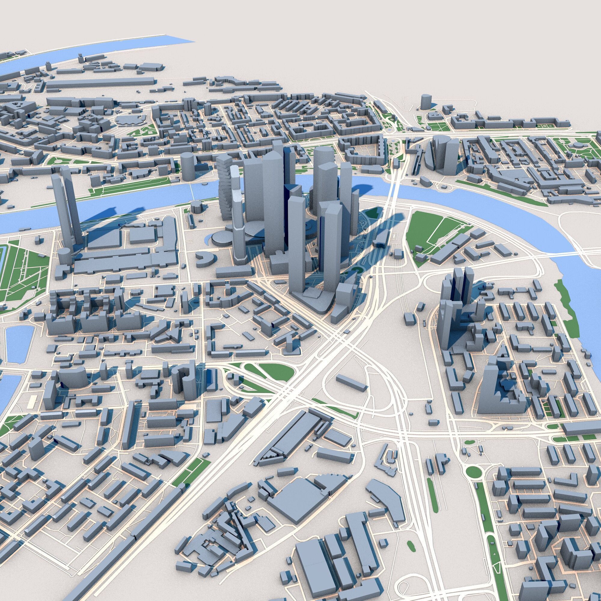 Federation Tower Mercury City Tower Moscow Russia 3D model_7