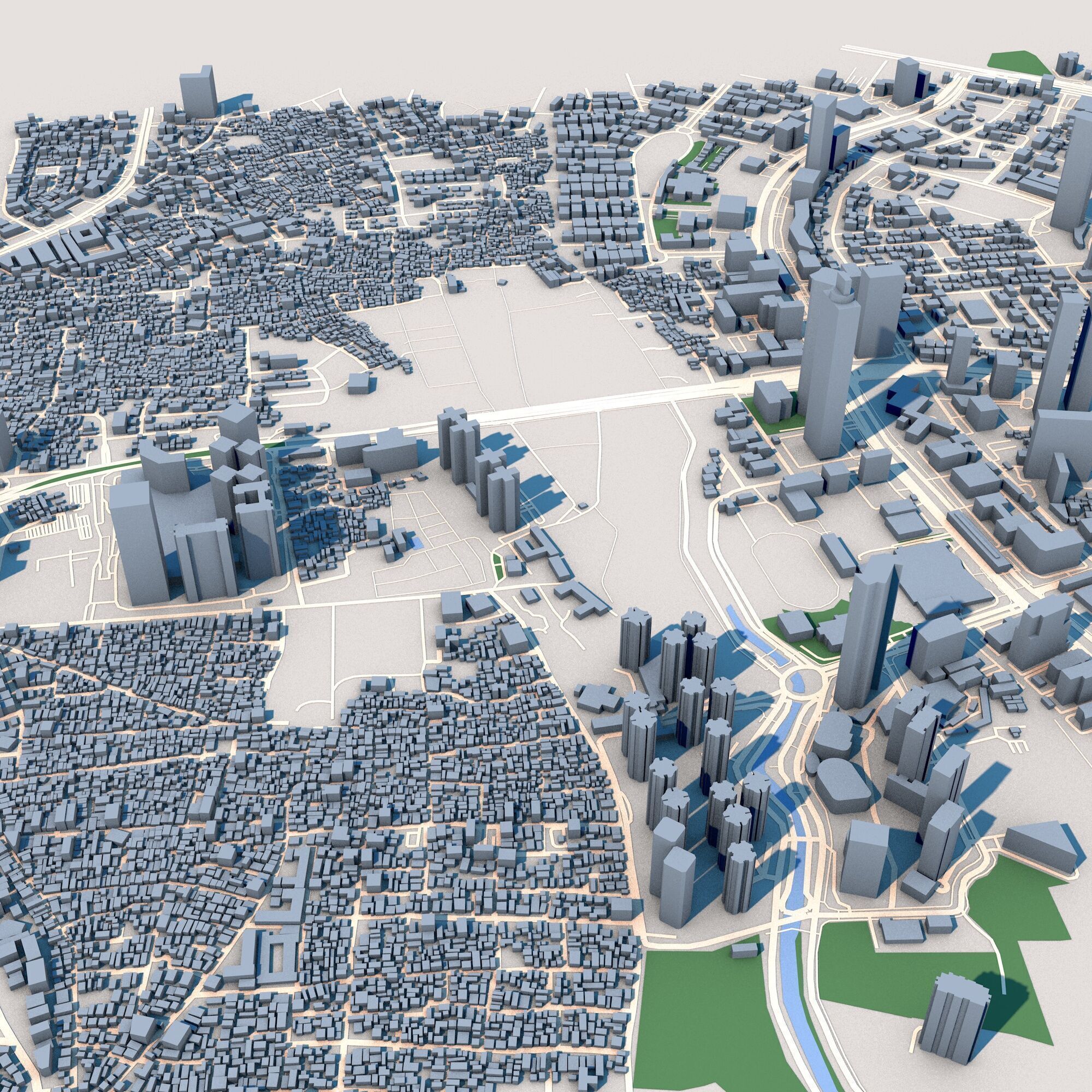 Gama Tower Wisma 46 Jakarta Indonesia 3D model_7