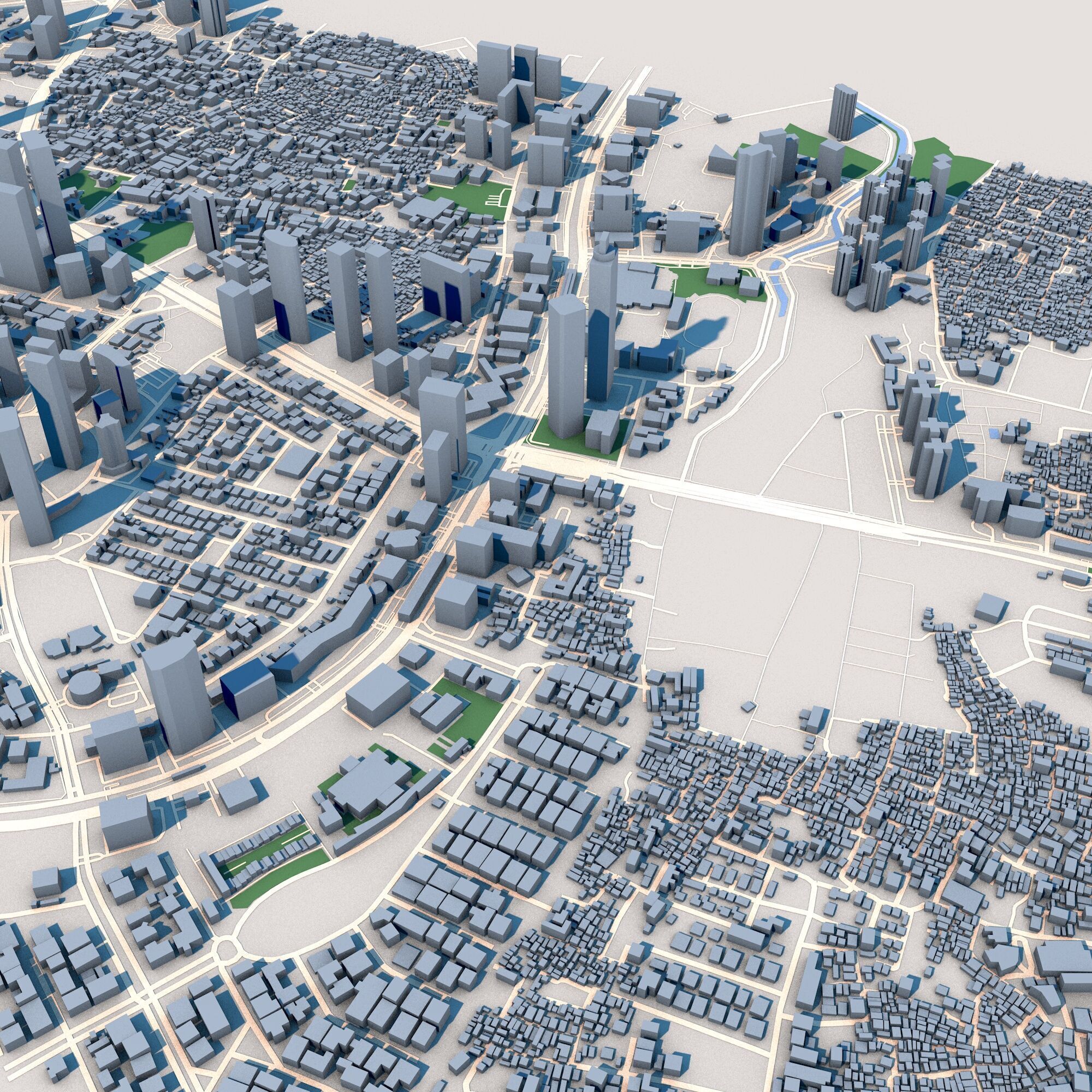 Gama Tower Wisma 46 Jakarta Indonesia 3D model_4