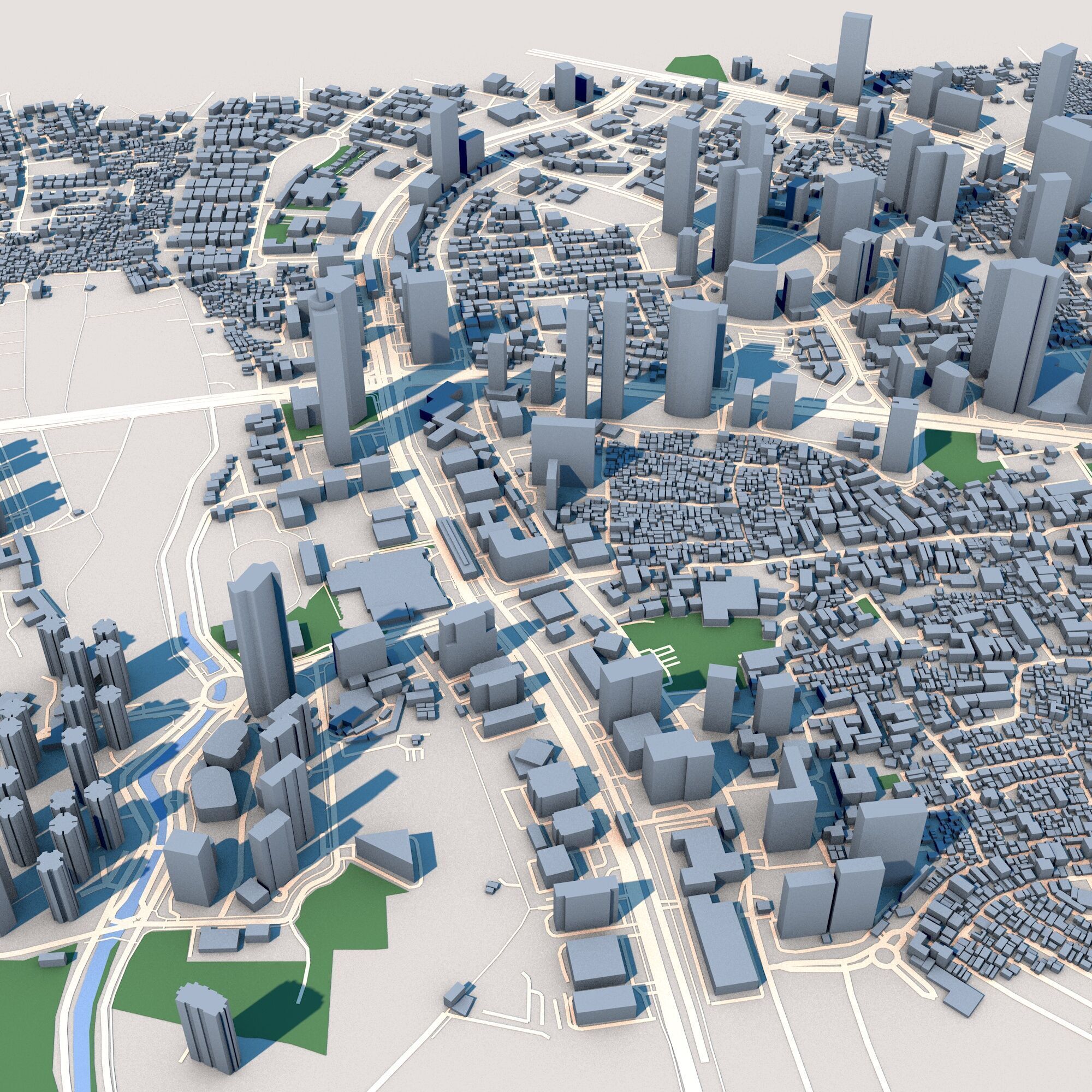 Gama Tower Wisma 46 Jakarta Indonesia 3D model_8