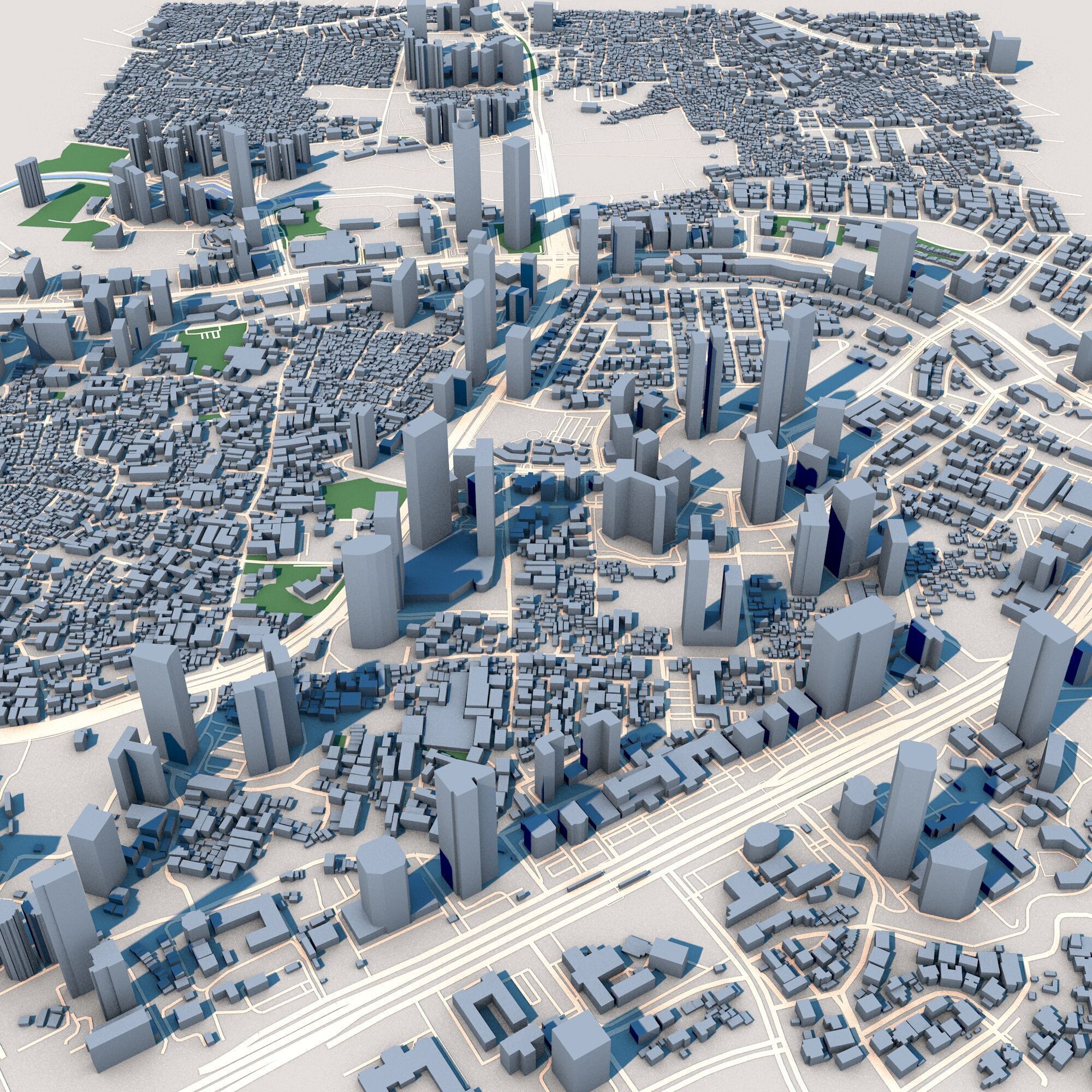 Gama Tower Wisma 46 Jakarta Indonesia 3D model_9