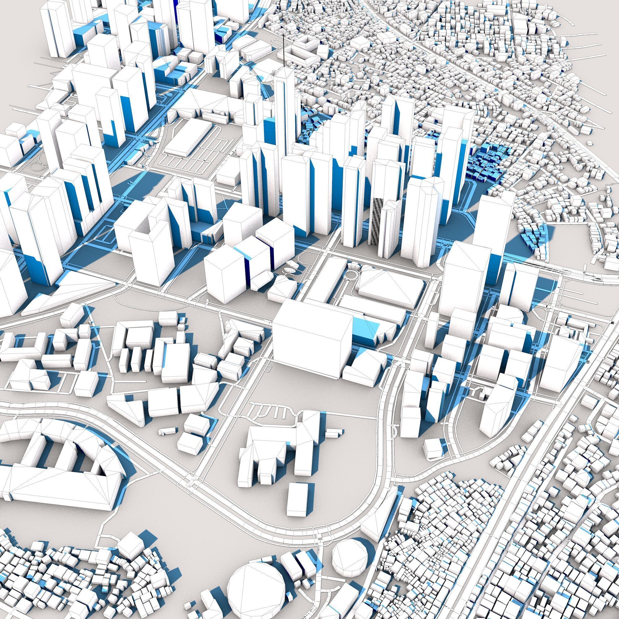 Grand Hyatt Manila PBCom Tower Filipine 3D model_9
