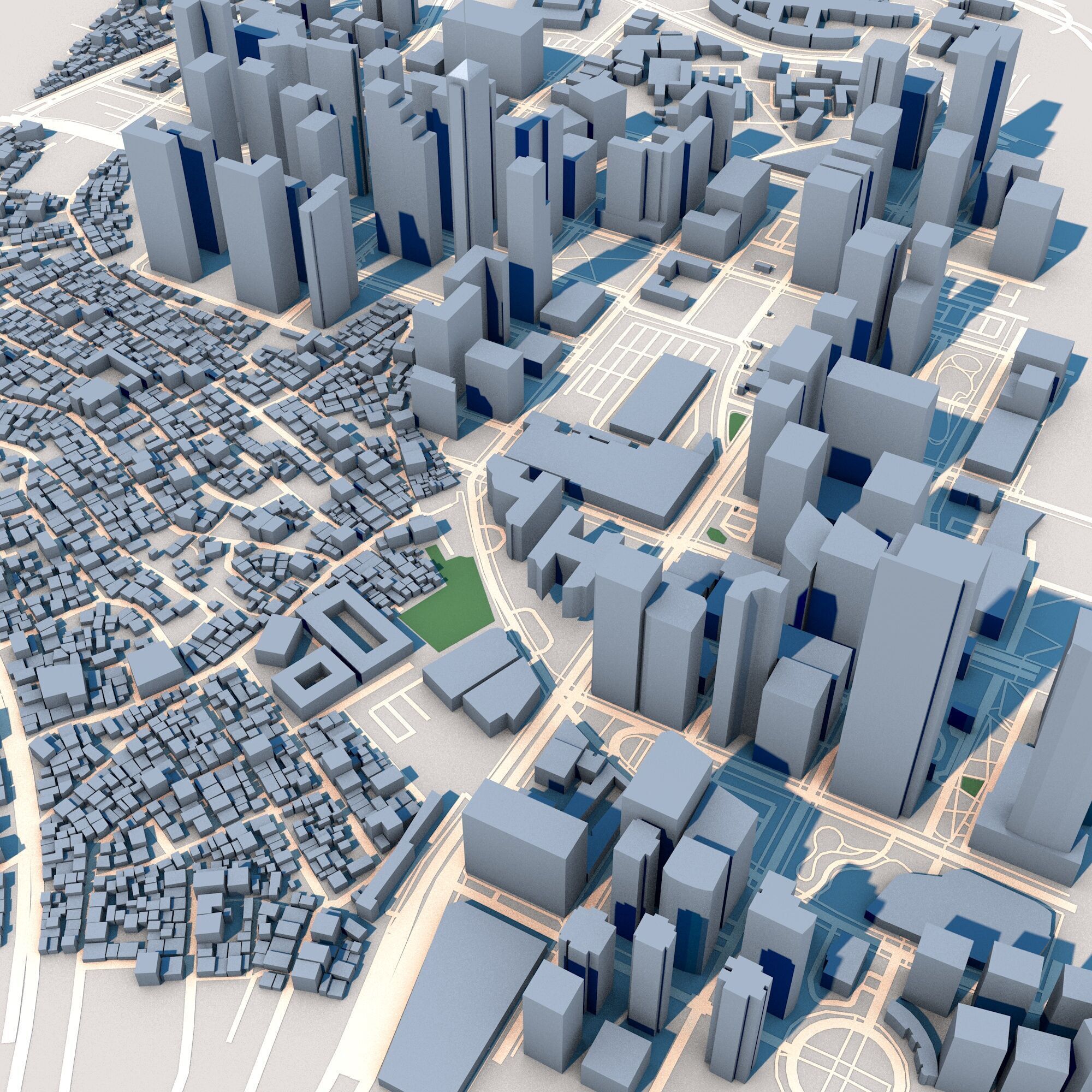 Grand Hyatt Manila PBCom Tower Filipine 3D model_7