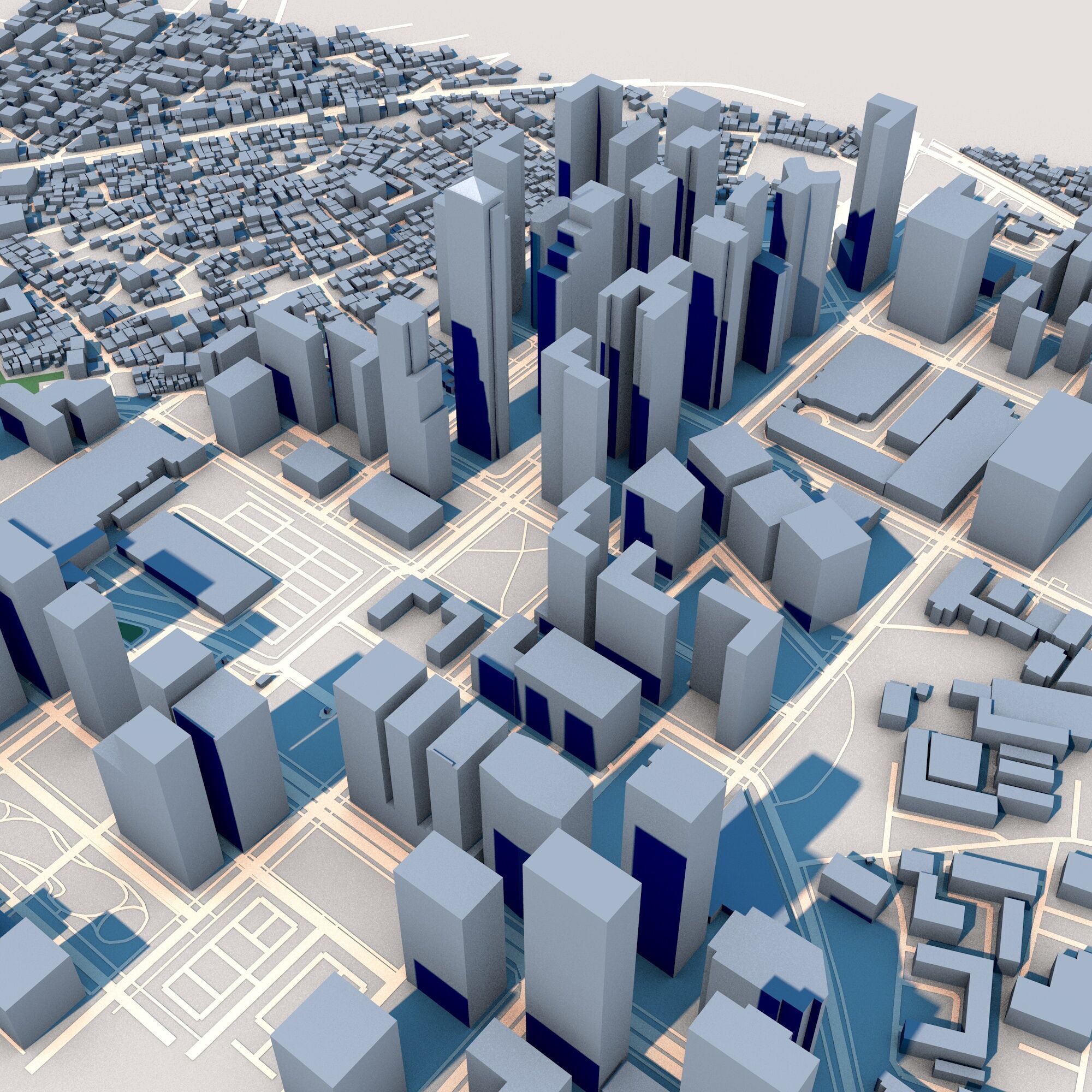 Grand Hyatt Manila PBCom Tower Filipine 3D model_3