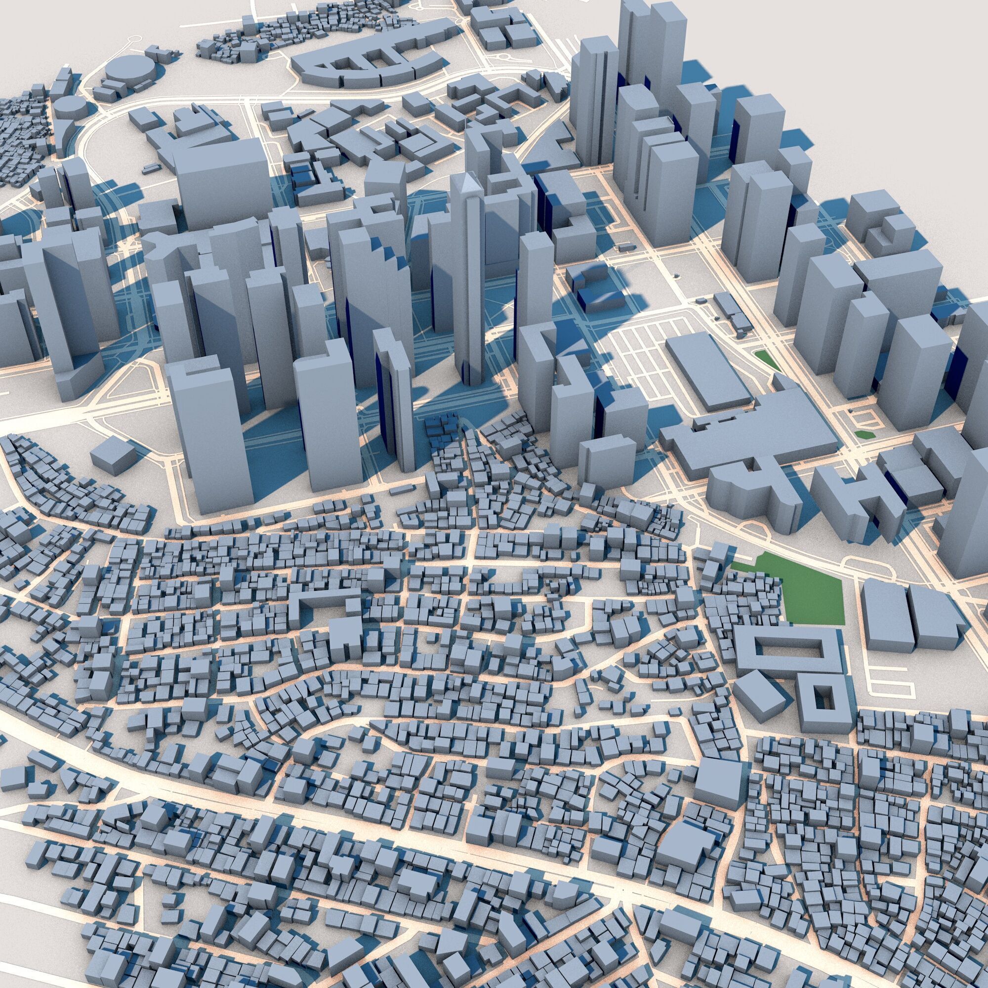 Grand Hyatt Manila PBCom Tower Filipine 3D model_6