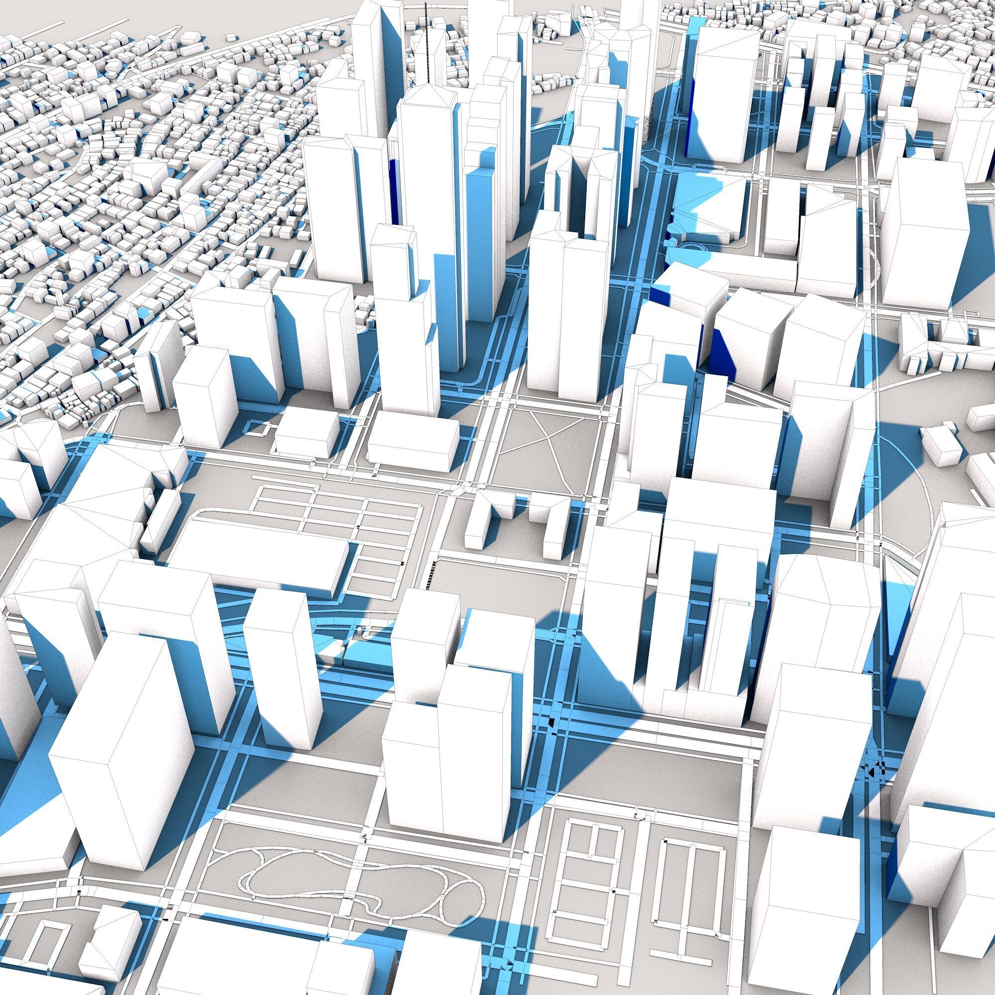 Grand Hyatt Manila PBCom Tower Filipine 3D model_8