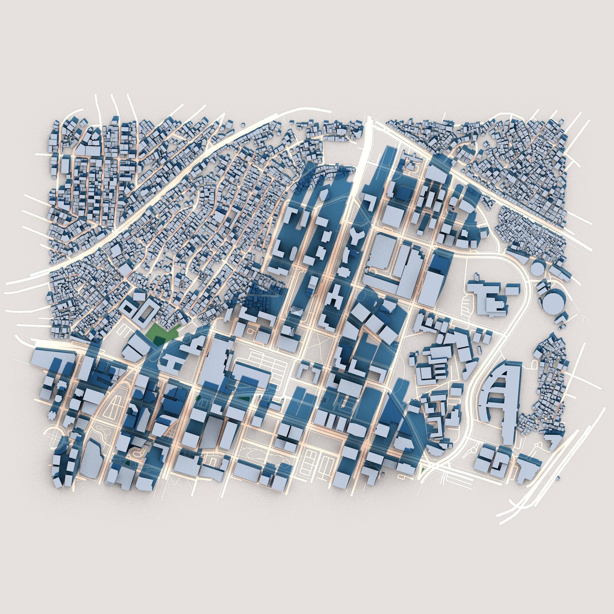 Grand Hyatt Manila PBCom Tower Filipine 3D model_1