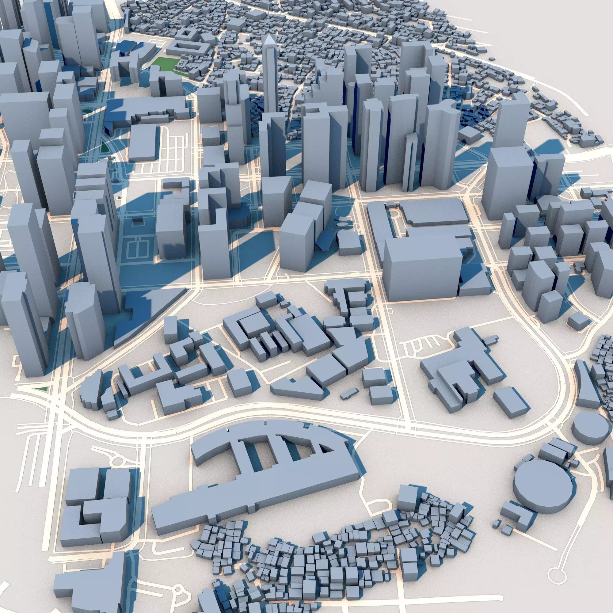 Grand Hyatt Manila PBCom Tower Filipine 3D model_0
