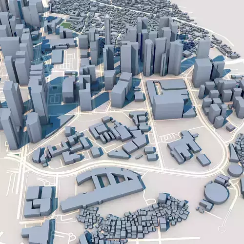 Grand Hyatt Manila PBCom Tower Filipine 3D model