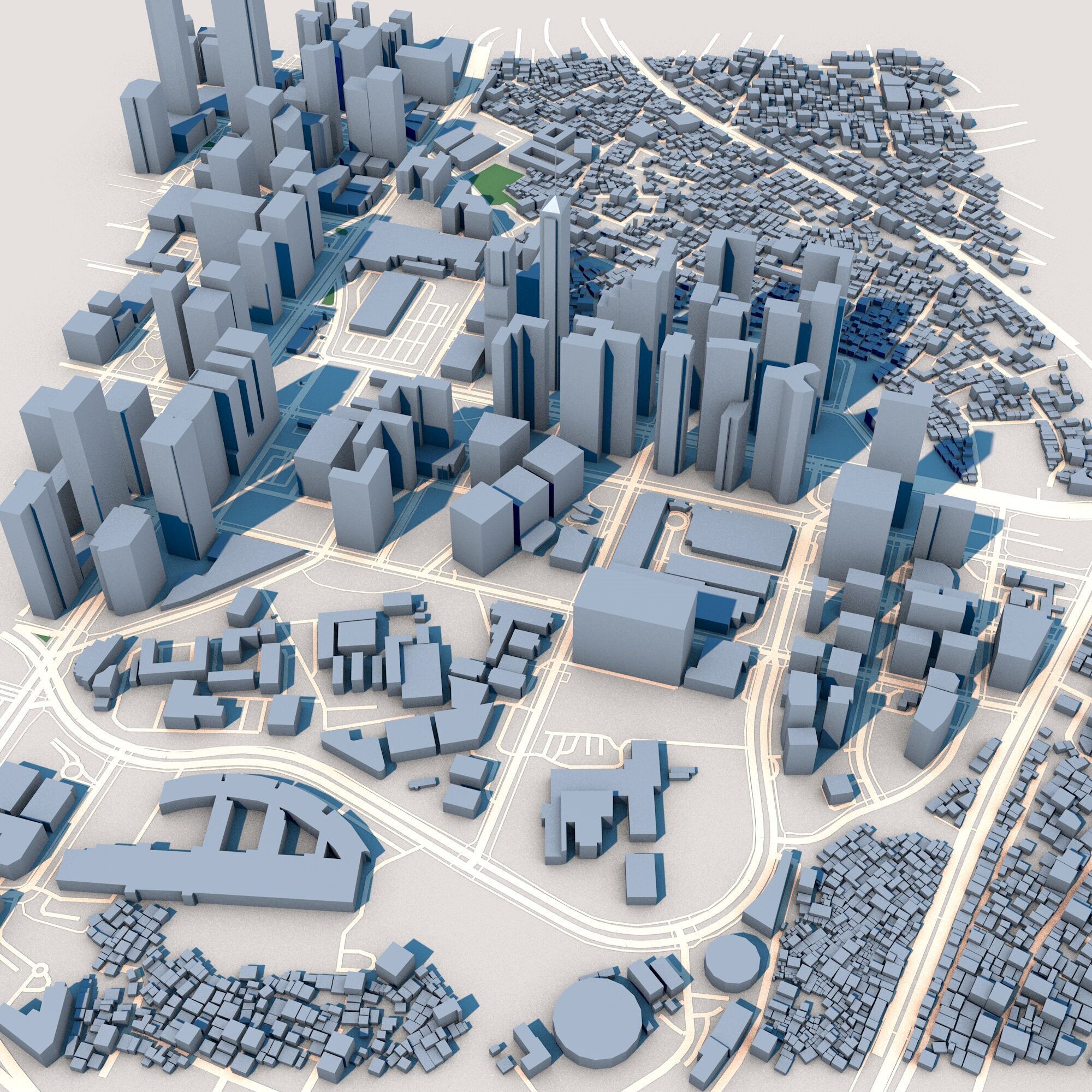 Grand Hyatt Manila PBCom Tower Filipine 3D model_4