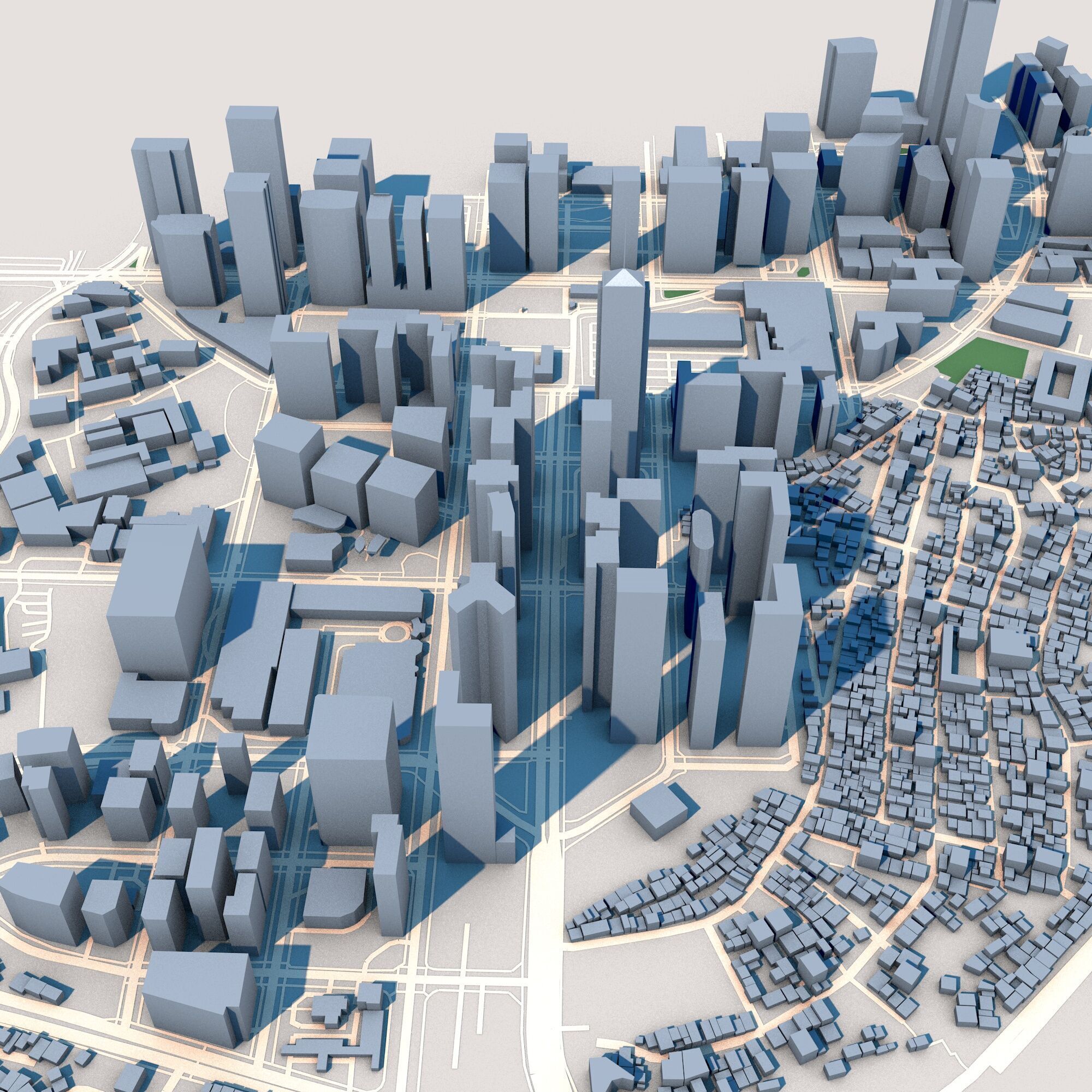 Grand Hyatt Manila PBCom Tower Filipine 3D model_5