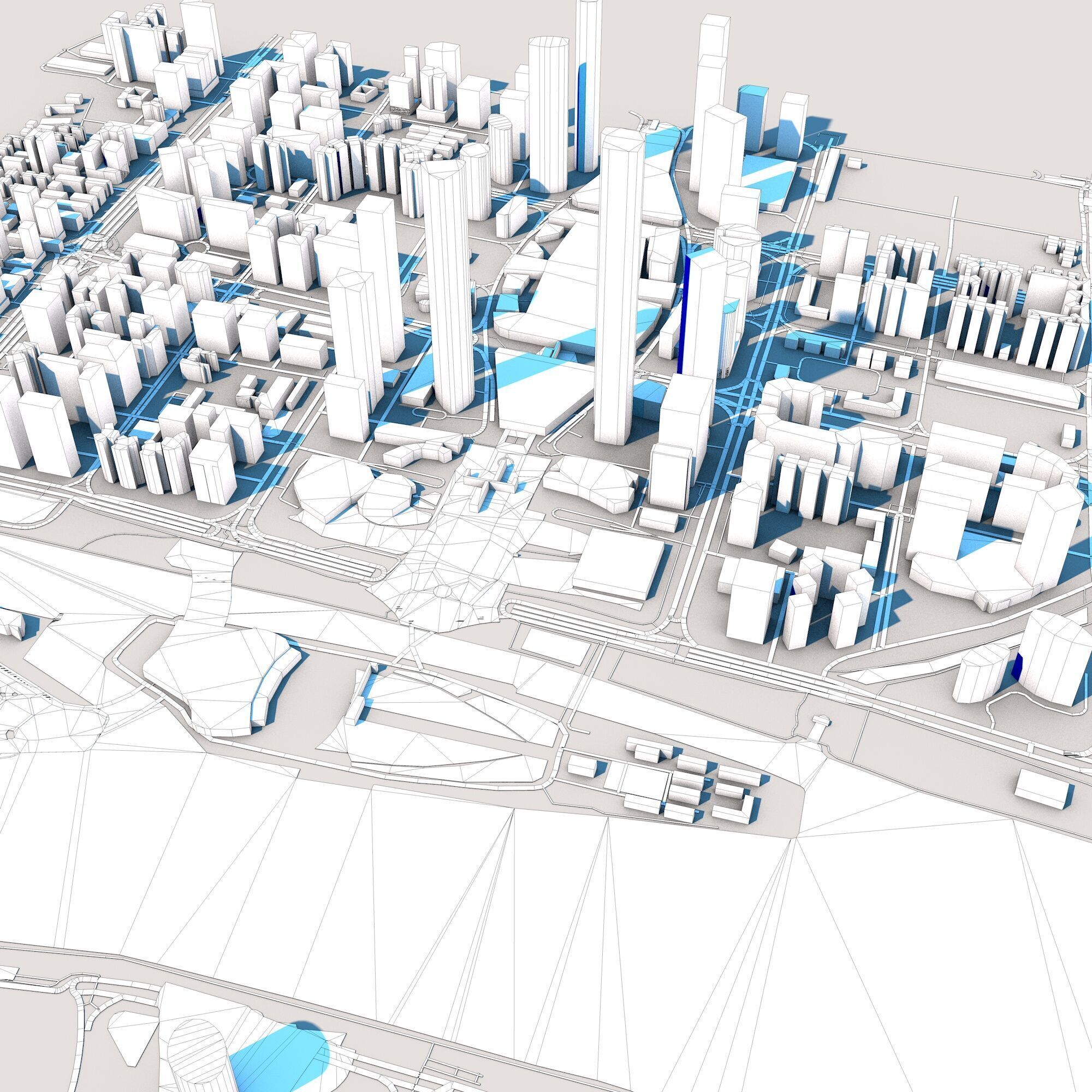 Guangzhou CTF Finance Centre Canton Tower Guangzhou China 3D model_11